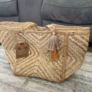 Magid Natural Woven Tote Bag